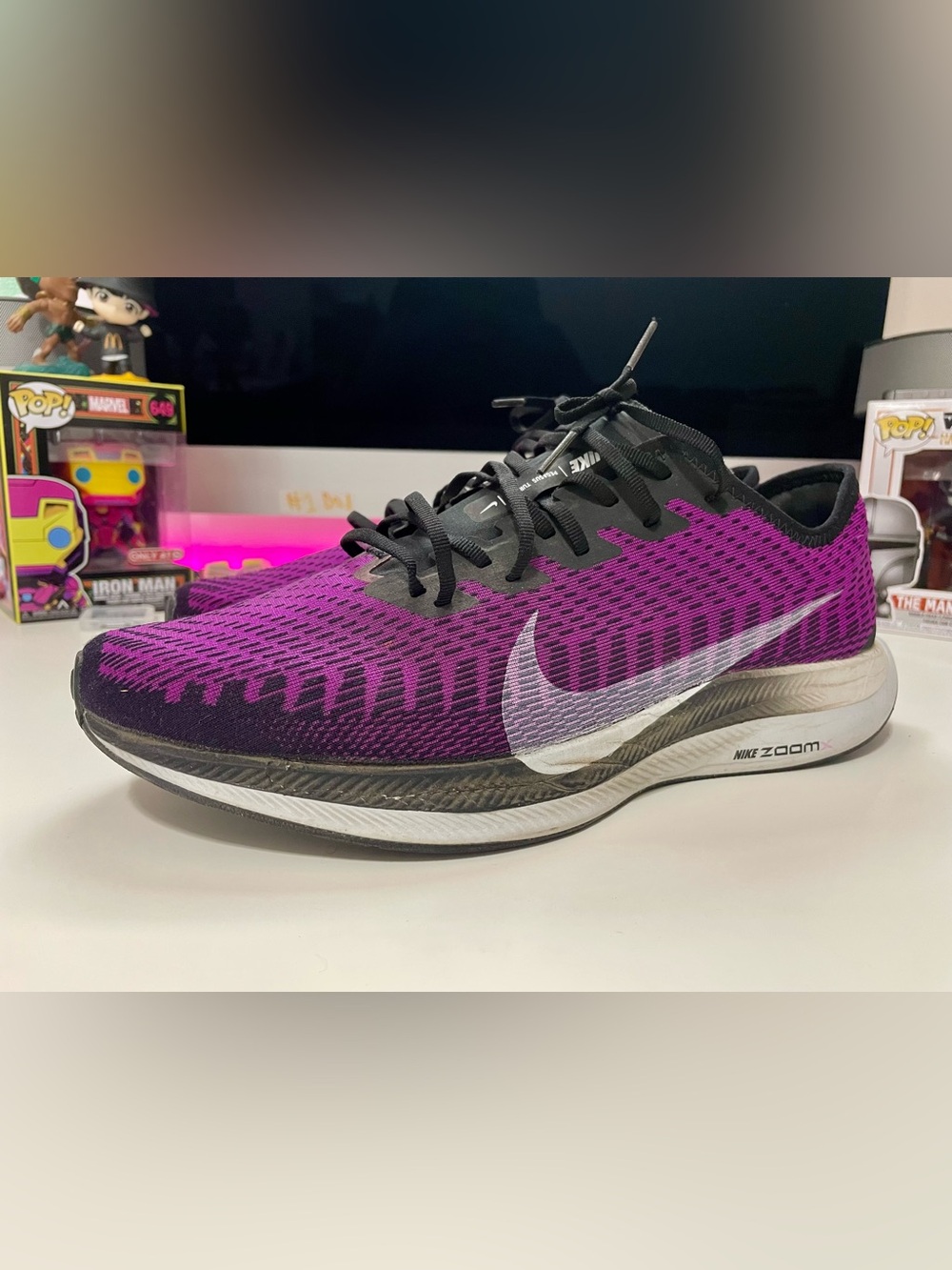Nike Zoom Men’s Sz 11 Pegasus Turbo 2 Hyper Violet  AT2863-500